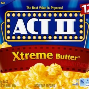 ACT II Xtreme Butter Popcorn, 2.75 Oz, 12 Ct