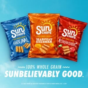 SunChips Multigrain Snacks, Variety Pack, 1 Ounce (Pack of 40)