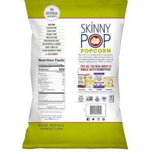 SkinnyPop Original Popcorn, Gluten Free, Vegan Popcorn, Non-GMO, Healthy Popcorn Snacks, Skinny Pop, 6.7oz Party Sized Bag